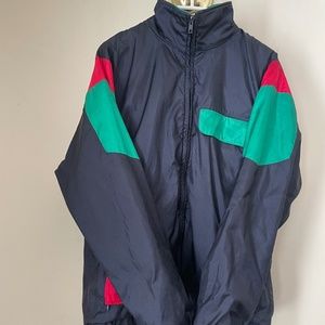 Retro multi-coloured Wilson Windbreaker